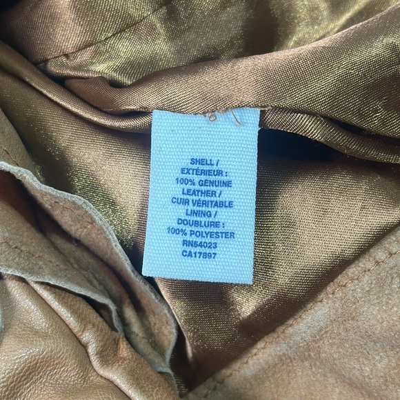 Old Navy Vintage Y2K Women XS Cropped Jacket
Genuine Leather Ruffle Tan Cognac - Picture 6 of 7